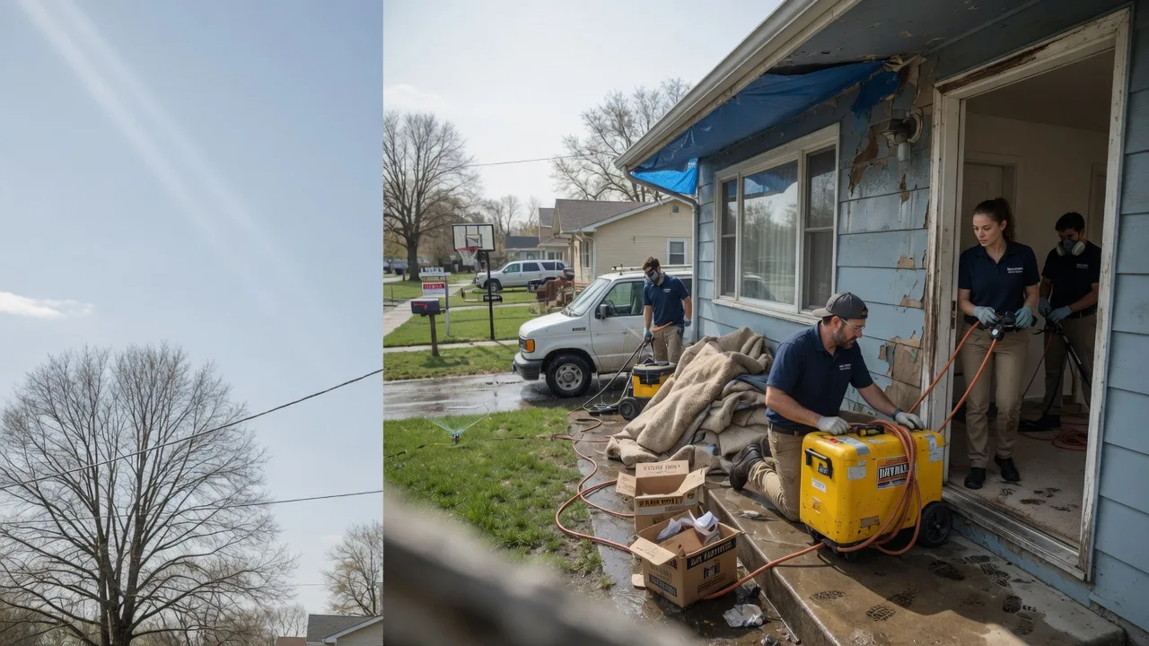 Basement Flood Cleanup in Gladstone, ND near me